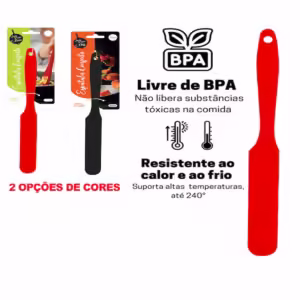 Espátulas confeiteiro silicone preta ou vermelha para cobertura de bolos Premium