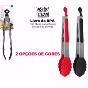 Pegador salada silicone monte seu kit modelo Pinça grande