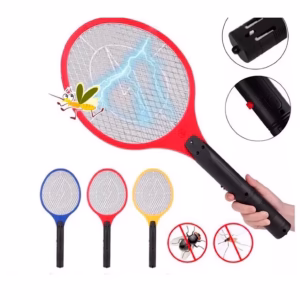Raquete Elétrica Mata Mosquito Insetos Recarregavel Bivolt - Imagem 3