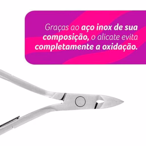 Alicate de Cortar Unha e Alicate Para Cuticula Aço Inox 10 CM Profissional Doctor Z - Imagem 3