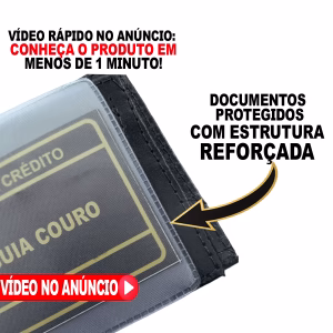 carteira masculina couro slim durável pequena 100% couro legítimo - Imagem 5
