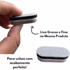 Kit Manicure Cortador de Unha Cutícula Lixa Alicate 3 Peças - doctor z - Imagem 4