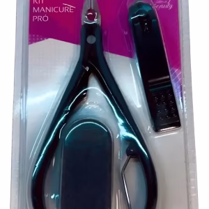 Kit Manicure Cortador de Unha Cutícula Lixa Alicate 3 Peças - doctor z - Imagem 3