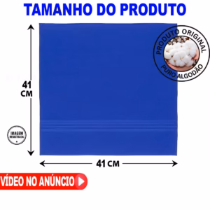 lenço masculino Puro Algodão de bolso Caixa c/ 3 Lenço  100% Algodão Presidente - Imagem 3